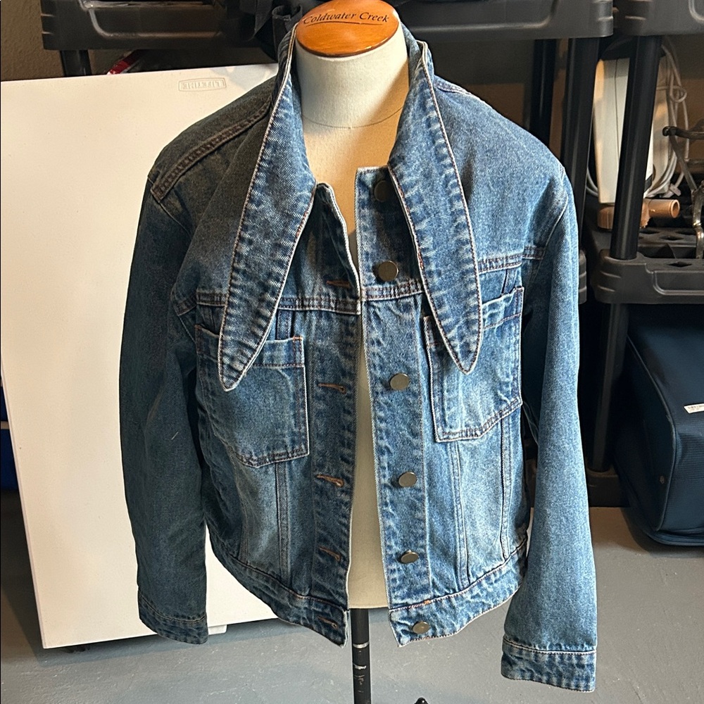 Who What Wear Blue Jean Jacket